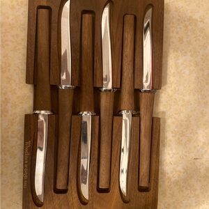 Vintage Steak Knives NWOT Woodlawn by Carvel Hall